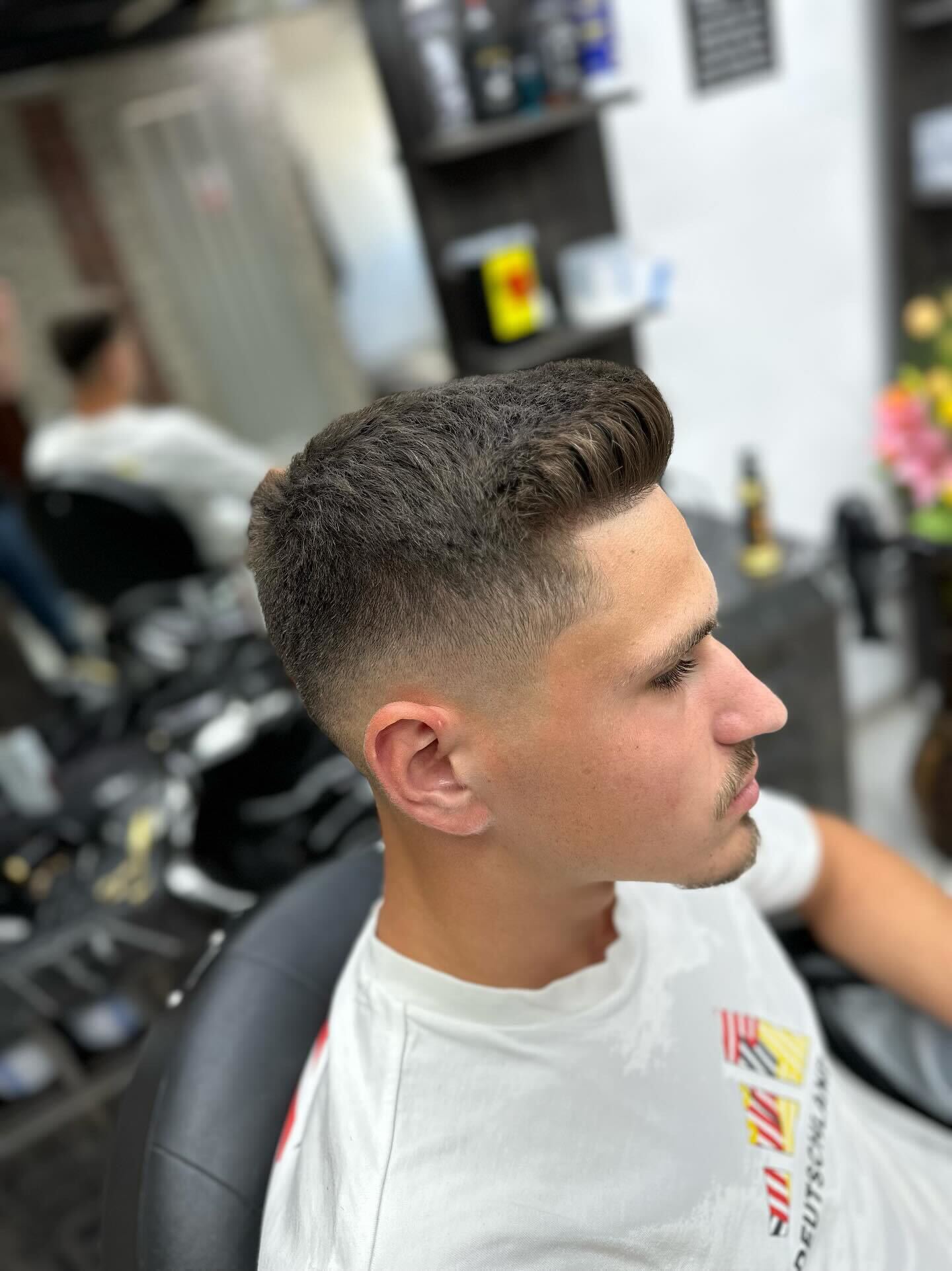 Interiorul frizeriei